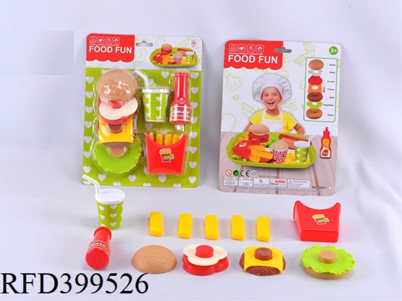 ASSEMBLED BURGER COMBINATION 15PCS