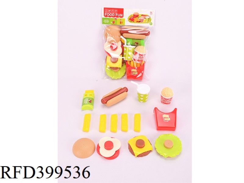 ASSEMBLED BURGER COMBINATION 19PCS