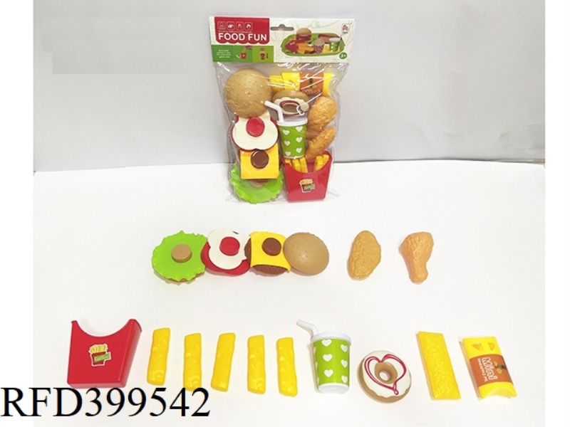 ASSEMBLED BURGER COMBINATION 19PCS