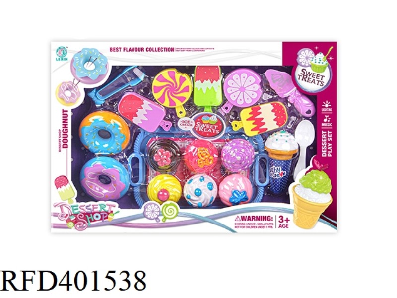 ICE CREAM WITH DONUT LOLLIPOP