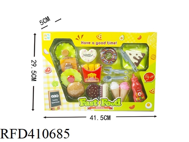 BURGER DESSERT SET