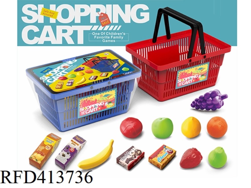13PCS FOOD SHOPPING BASKET