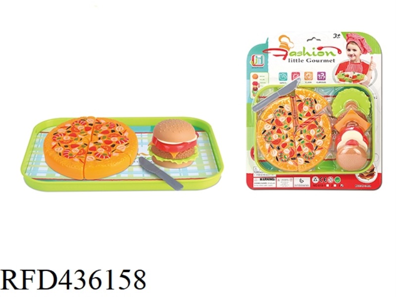 PLAY JIAJIA MCDONALD'S SIMULATION BURGER PIZZA COMBINATION PACKAGE