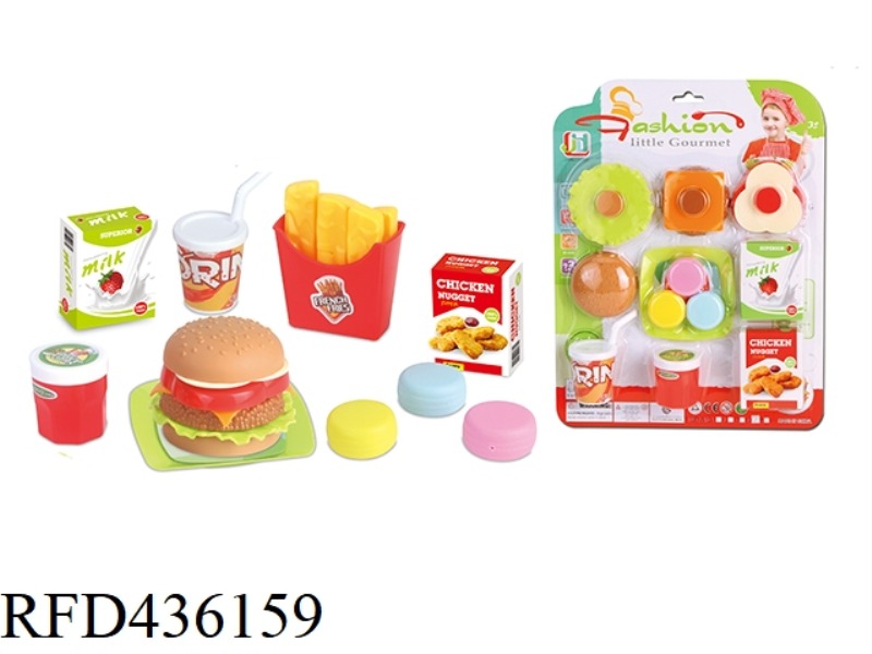 PLAY JIAJIA MCDONALD'S SIMULATED BURGER SERIES COMBINATION