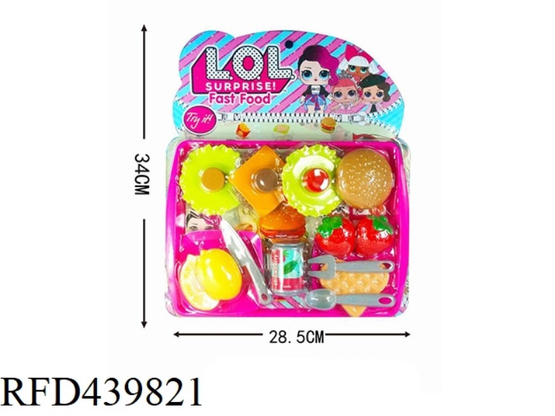 LOL BURGER JUICE FRUIT SET