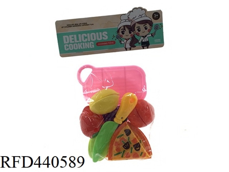 PLAY HOUSE CUT FRUIT AND VEGETABLE TOYS