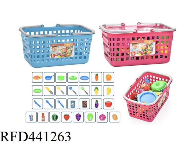 CUTABLE FRUIT BASKET BASKET KITCHEN FOOD SET