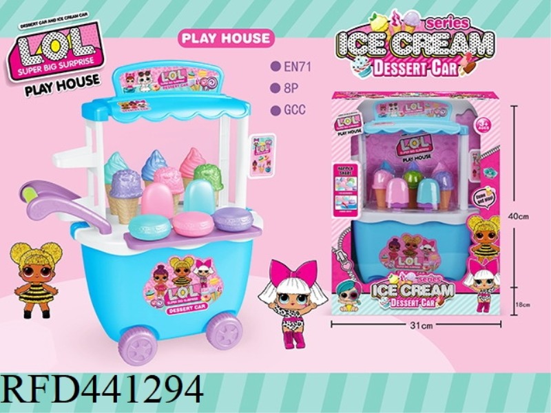 SURPRISE DOLL DESSERT ICE CREAM TROLLEY