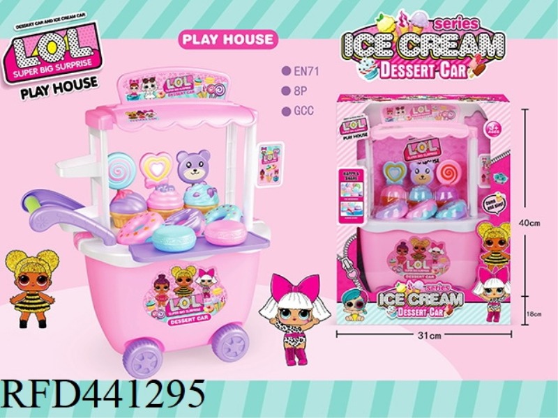 SURPRISE DOLL CONFECTIONERY TROLLEY