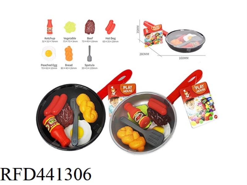 PAN FRYING PAN KITCHEN FOOD TOY