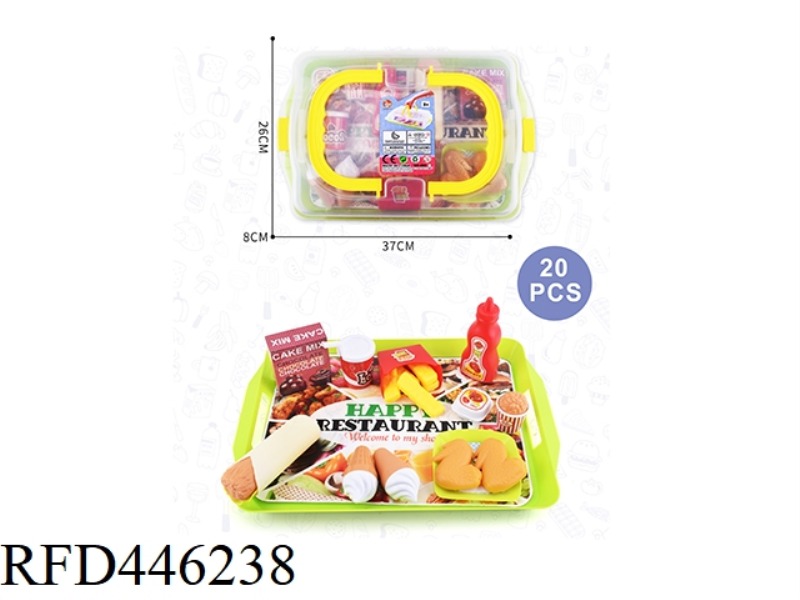 MULTIFUNCTIONAL TRANSPARENT PORTABLE BOX DESSERT COMBINATION