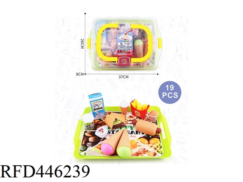 MULTIFUNCTIONAL TRANSPARENT PORTABLE BOX DESSERT COMBINATION