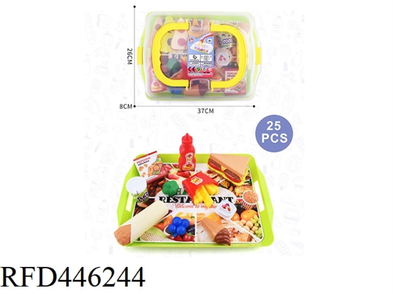 HAMBURGER SANDWICH SET MEAL MULTIFUNCTIONAL TRANSPARENT PORTABLE BOX DESSERT COMBINATION