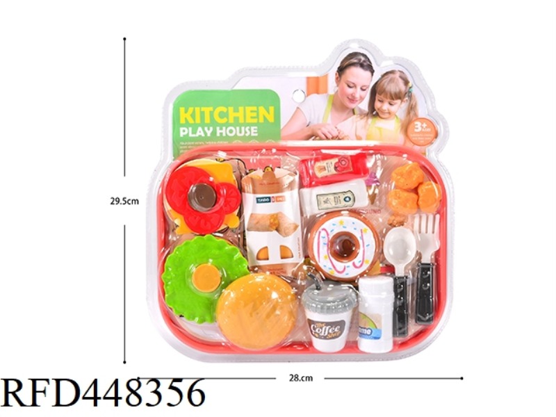 SMALL DINNER PLATE - BEEF BURGER PINEAPPLE PIE 21PCS