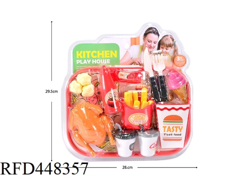 SMALL DINNER PLATE - HONEY CHICKEN FRIES 22PCS