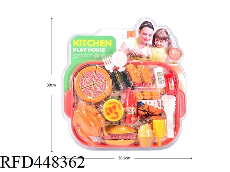 BIG PLATE - PIZZA EGG TART HONEY CHICKEN 27PCS
