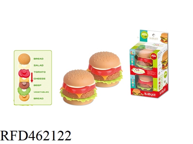 HOME SIMULATION MCDONALD'S PUZZLE 2 HAMBURGERS