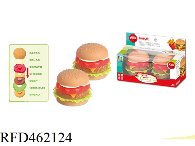 HOME SIMULATION MCDONALD'S PUZZLE 2 HAMBURGERS