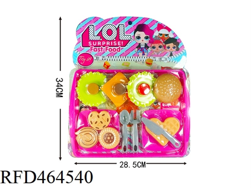 IMITATION HAMBURGER BISCUIT WAFFLE SET