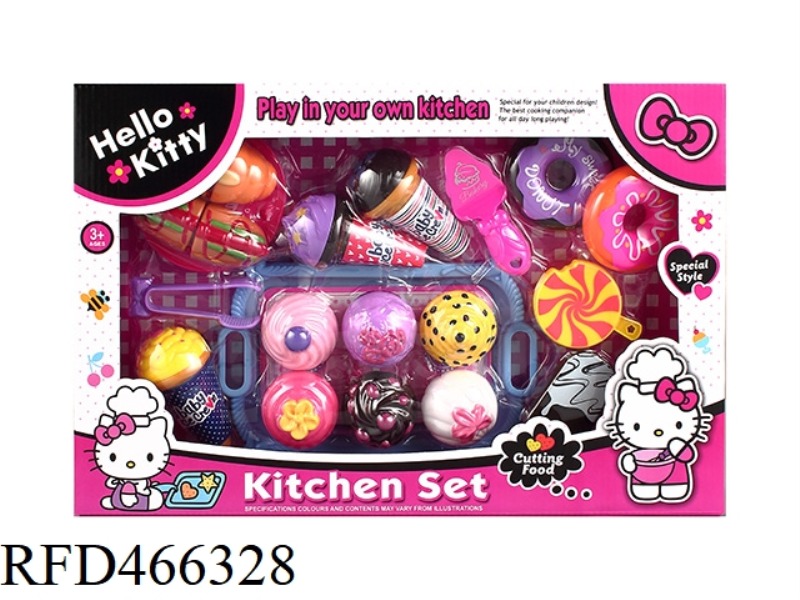 KT CAT EXQUISITE CAKE WITH CUTTABLE BREAD DONUTS