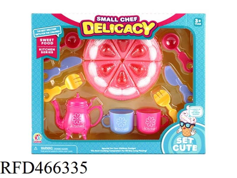 TEA SET WITH CAKE