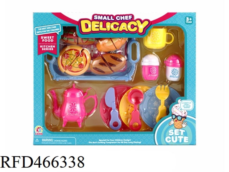 TEA SET WITH SLICABLE BREAD