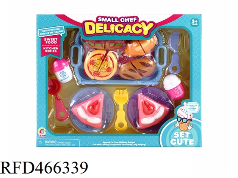 TEA SET WITH SLICABLE BREAD