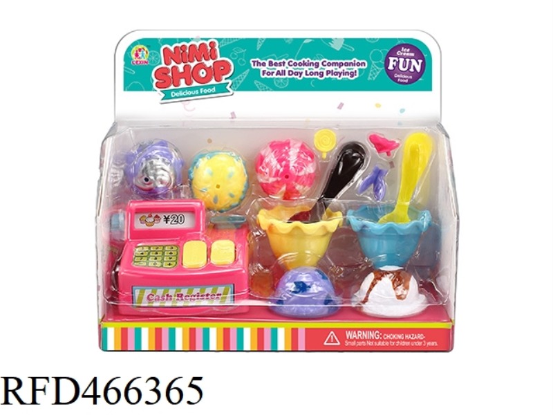 EXQUISITE ICE CREAM WITH LIGHT AND MUSIC CASH REGISTER