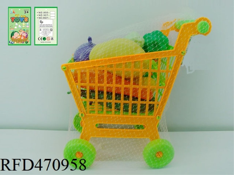 CART+VEGETABLES 10PCS