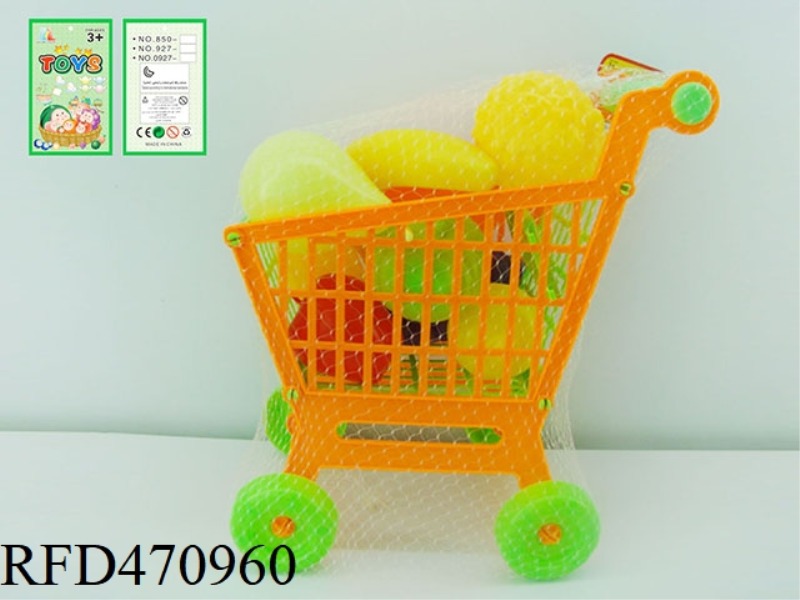 CART + FRUIT 9PCS