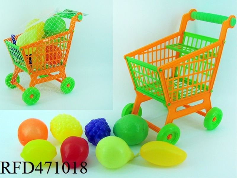 CART WITH FRUIT 8PCS