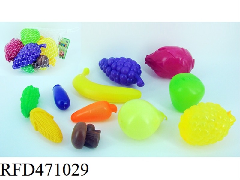 VEGETABLES AND FRUITS 11PCS