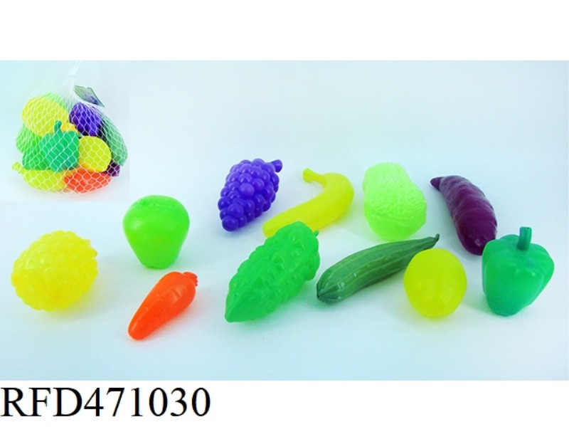 VEGETABLES AND FRUITS 11PCS