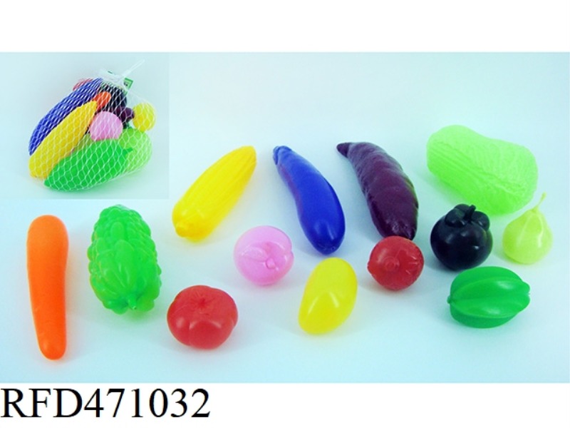 VEGETABLES AND FRUITS 13PCS