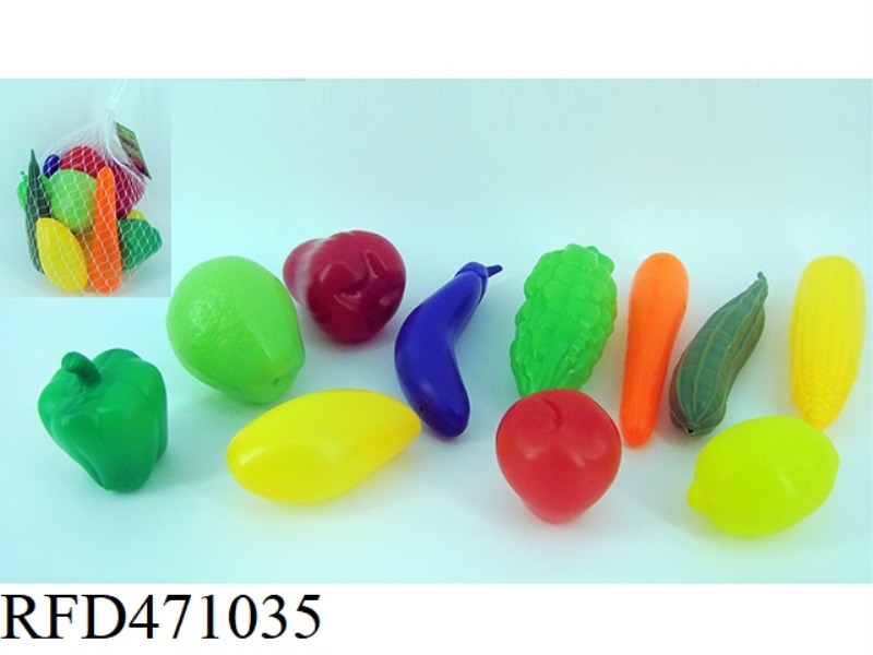 VEGETABLES AND FRUITS 11PCS