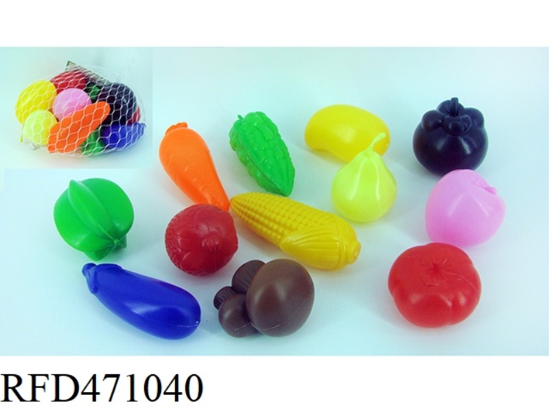 VEGETABLES AND FRUITS 12PCS
