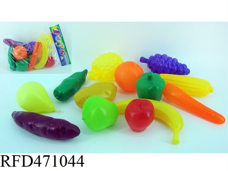 VEGETABLES AND FRUITS 13PCS