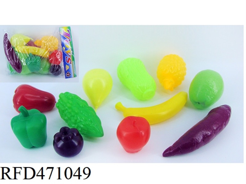 VEGETABLES AND FRUITS 11PCS