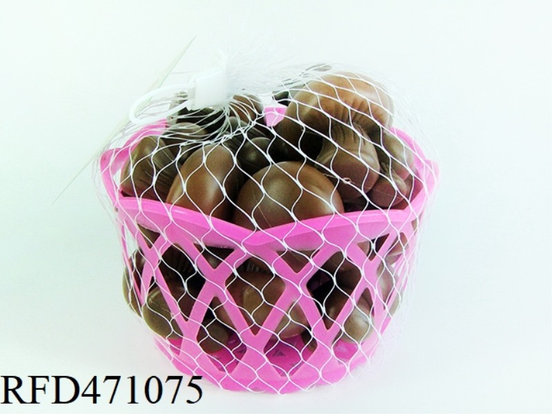 BASKET OF MUSHROOMS 16PCS