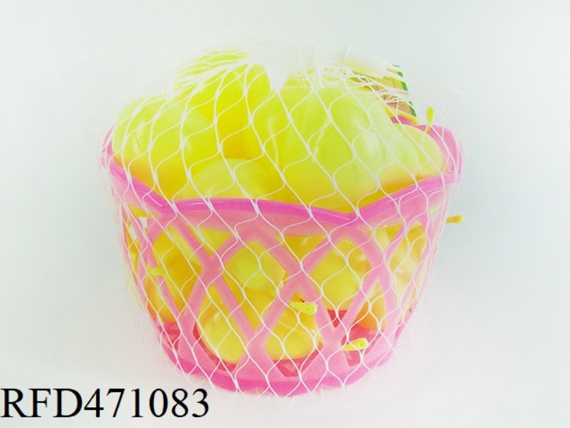 SMALL PINEAPPLES IN BASKET 17PCS