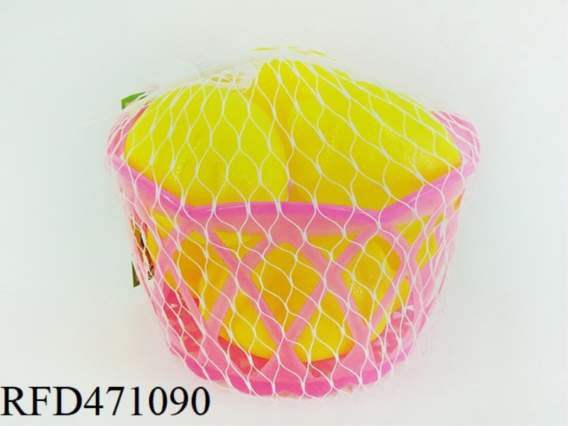 BASKET OF LEMONS 6PCS