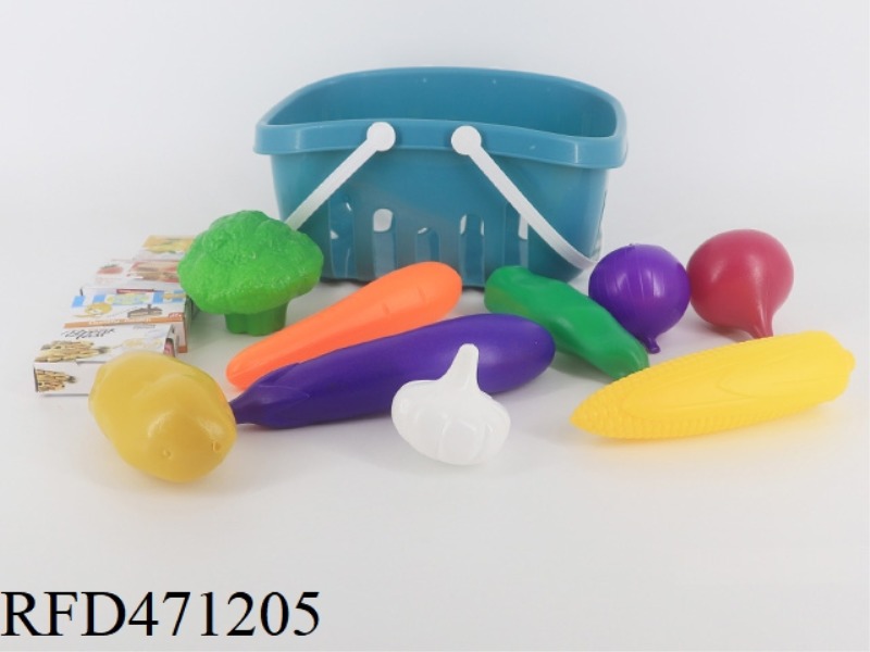 BASKET+VEGETABLES 9PCS+4 SMALL BOXES