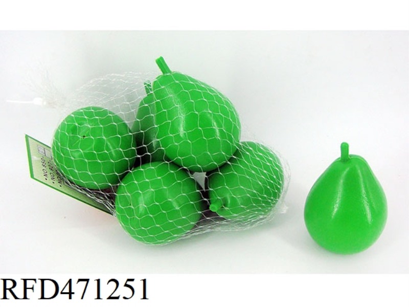 GREEN PEAR 6PCS
