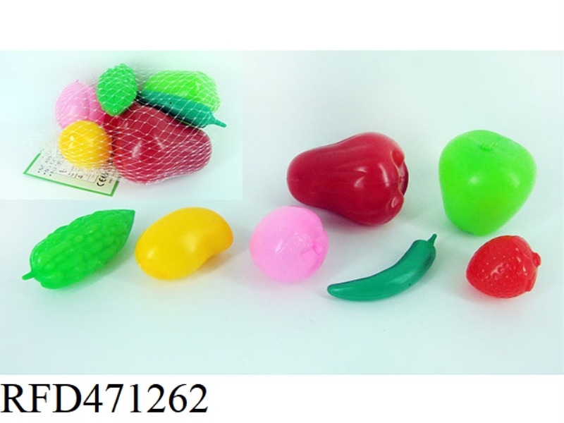 VEGETABLES AND FRUITS 7PCS