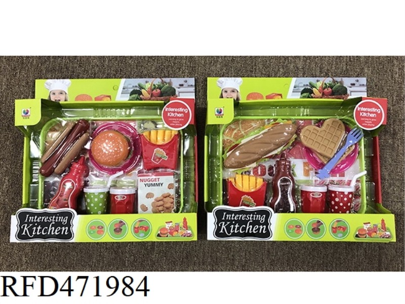 FOOD FAST FOOD SET