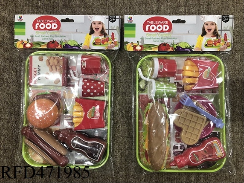 FOOD FAST FOOD SET