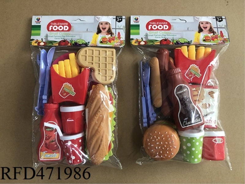 FOOD FAST FOOD SET