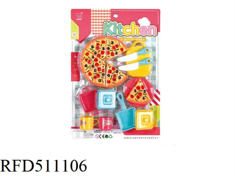 CUTLERY + CUT PIZZA