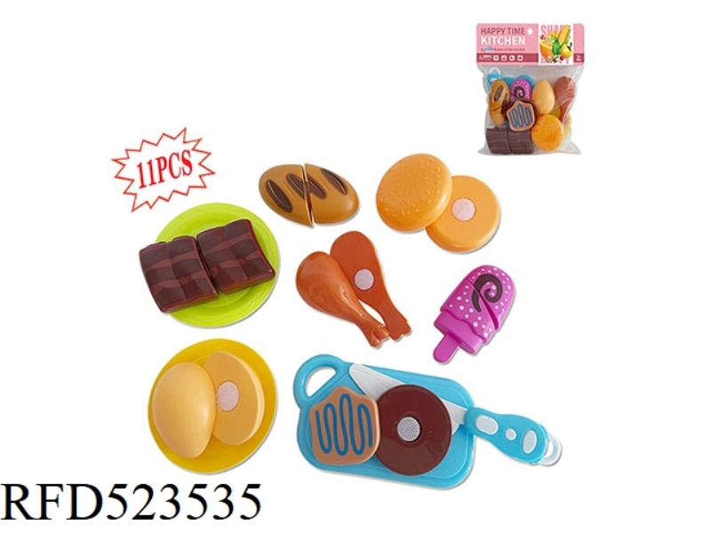BURGER EGG COOKIE CHICHERLE (11-PIECE SET)