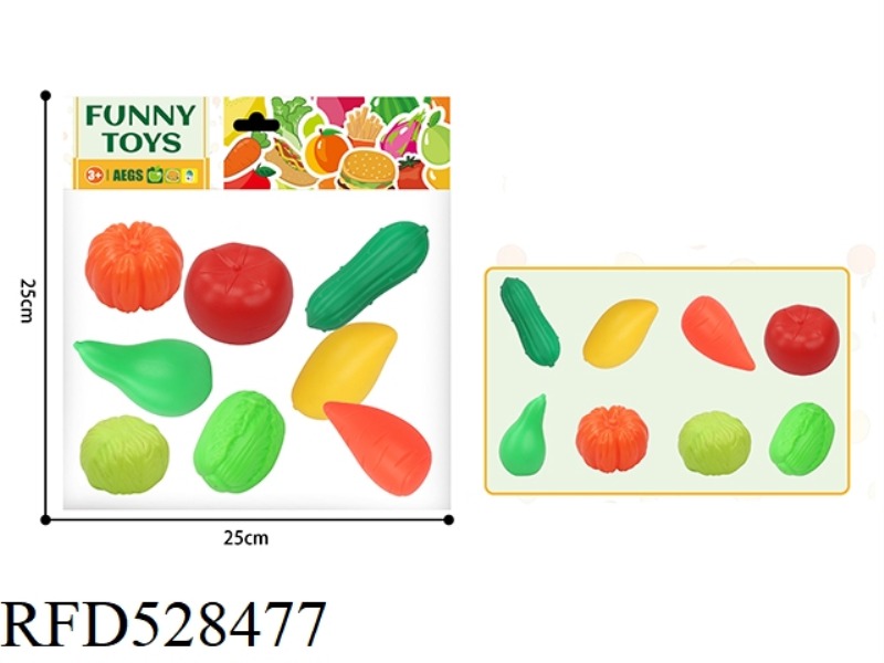 BLOW BOTTLE VEGETABLE 8-PIECE SET